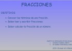 Fracciones | Recurso educativo 33485