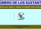 El número de los sustantivos | Recurso educativo 34807