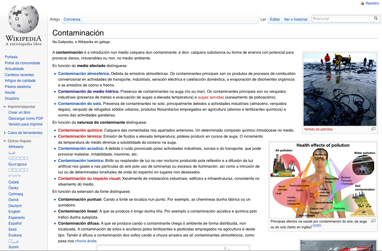 Contaminación | Recurso educativo 35832