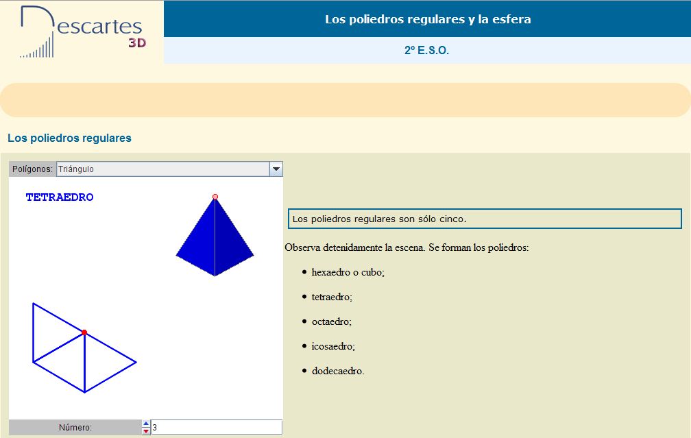 Los poliedros regulares | Recurso educativo 37180