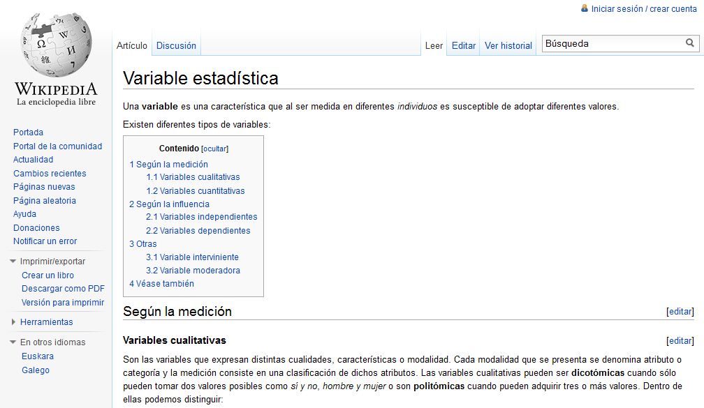 Variable estadística | Recurso educativo 37278