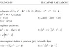 Exercicis de polinomis | Recurso educativo 37618