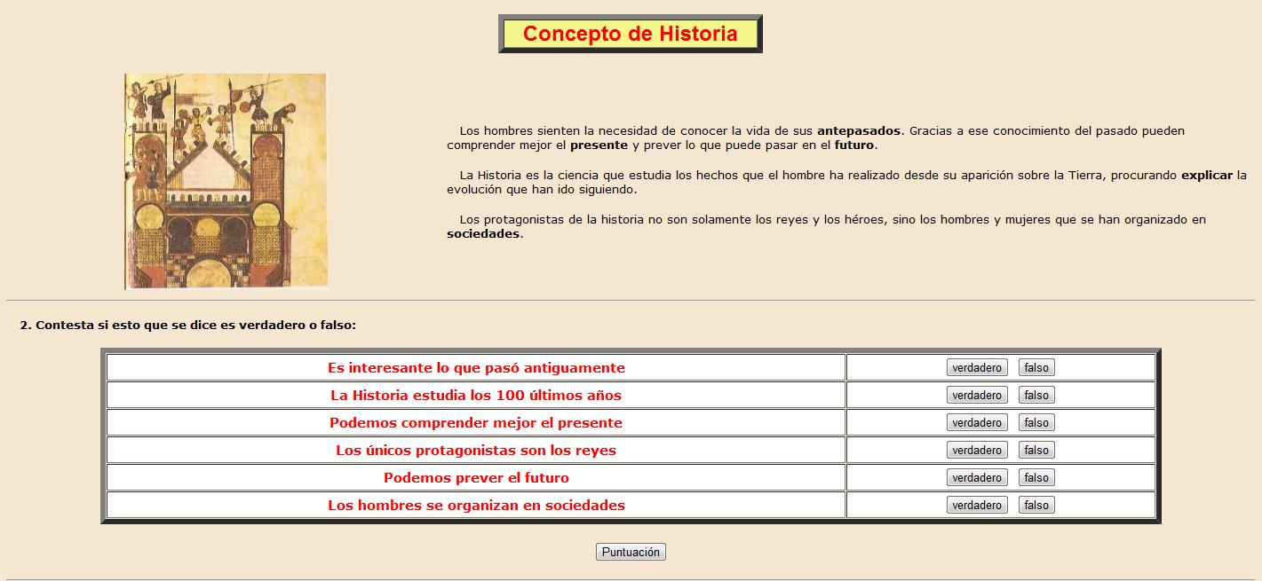 Concepto de Historia | Recurso educativo 37663