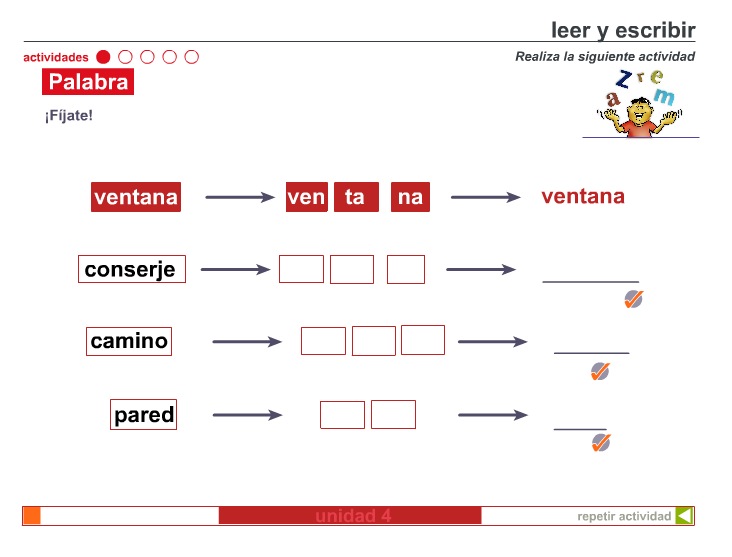 Las sílabas | Recurso educativo 40175