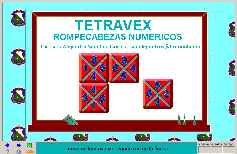 TETRAVEX: Rompecabezas numéricos | Recurso educativo 40508