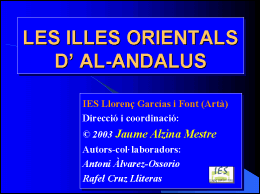 Les Illes Orientals d'Al-Andalus | Recurso educativo 43955