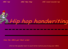 Alphabet hip hop handwriting | Recurso educativo 45102