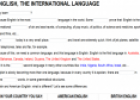 English, the international language | Recurso educativo 10028