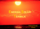 Energía Solar Térmica | Recurso educativo 18017