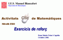 Exercicis de reforç | Recurso educativo 20257