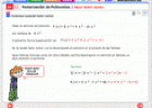Factorización de polinomios: sacar factor común | Recurso educativo 21057