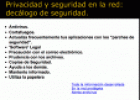 Privacidad y seguridad en la red | Recurso educativo 24009