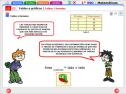 Tablas y gráficas: tablas, fórmulas | Recurso educativo 634