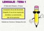 Lenguaje 4º. Tema 1 | Recurso educativo 6354