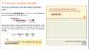 Fraccions i nombres decimals: Fracció generatriu de decimals periòdics purs | Recurso educativo 82054