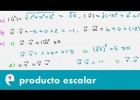 Producto escalar (ejercicio) | Recurso educativo 109293