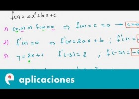 Derivadas: aplicaciones (ejercicio 1) | Recurso educativo 109595