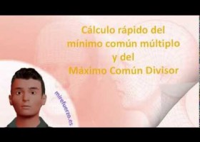 mínimo común múltiplo y máximo común divisor | Recurso educativo 118328