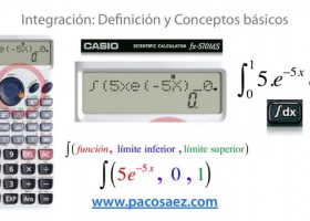 12. Parte I. Integrales. Calculadoras CASIO. | Recurso educativo 613070