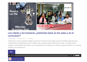 European Robotics Week 2013/14 Education: El 8 de Marzo te invitamos a que | Recurso educativo 724752