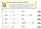 Ajuste e interpretación de ecuaciones químicas. Actividades interactivas. | Recurso educativo 744411