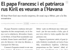 El Papa Francesc i el patriarca Kiril | Recurso educativo 750971