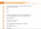 Tabla periódica de los elementos | Recurso educativo 736956