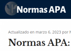 Normas APA n | Recurso educativo 744451